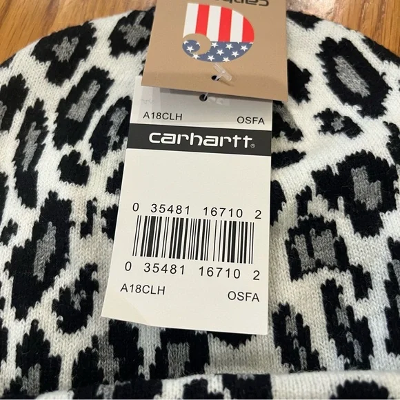 Carhartt Black and White Beanie Set - Picture 4 of 9